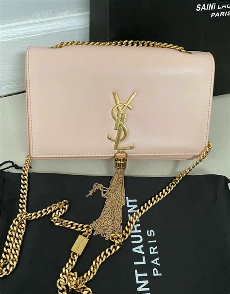 ysl kate tassel bag pink|YSL kate bag sizes.